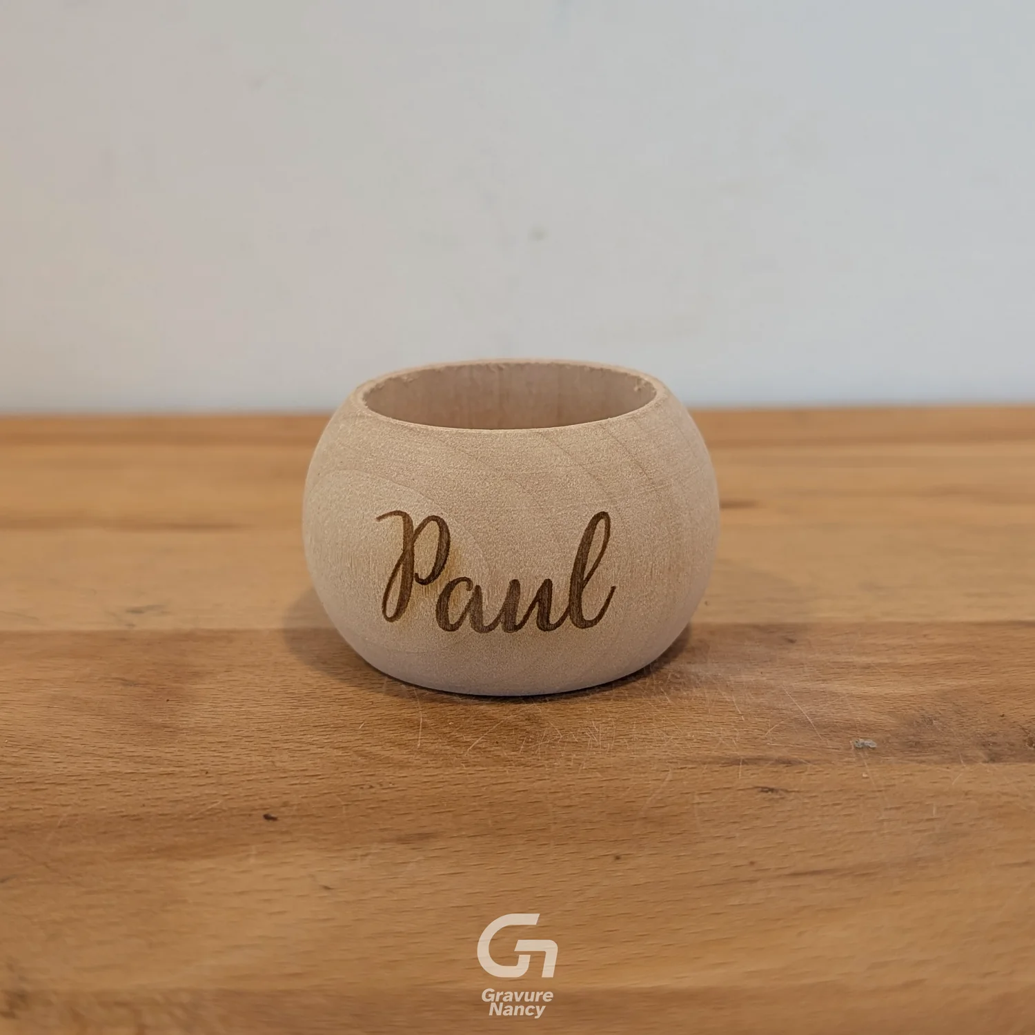 Rond de serviette en bois